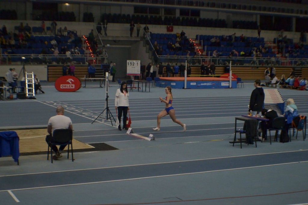 Amelia Pruchniewicz na rozbiegu