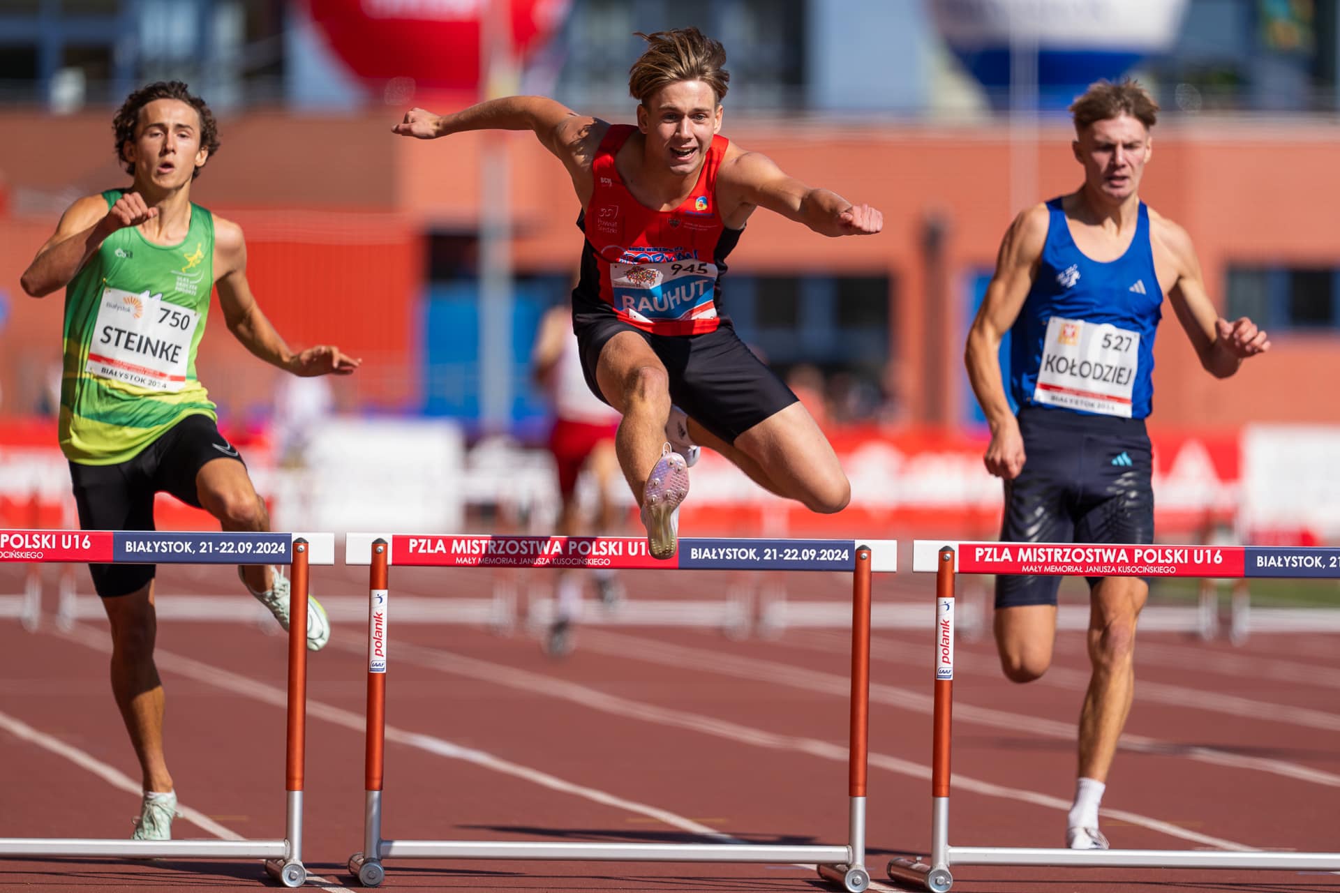 2024-08-21 Bialystok PZLA Mistrzostwa Polski U16 2024 Maly Memorial Janusza Kusocińskiego nz fot Tomasz Kasjaniuk / PZLA